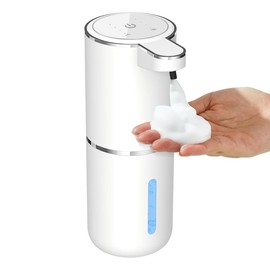 Automatic Liquid Soap Dispenser,4 Level Adjustable Liquid, Wall Mount Soap Dispenser,USB Rechargeable with 12.8oz/ 380ml Touchless Hand & Dish Dispenser for Bathroom, Kitchen