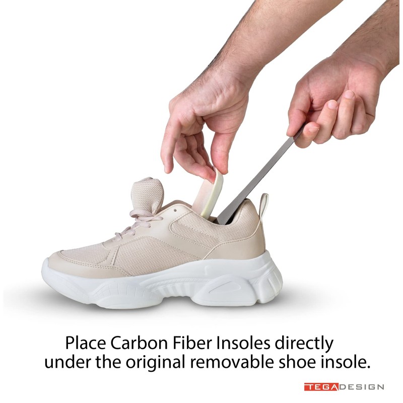 TEGA Carbon Fiber Insole (1 PC) - for Turf Toe,
