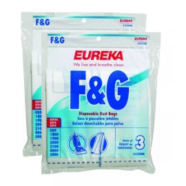 For Eureka Genuine Eureka F&G Disposable Dust Bag 52320C-6 6-Pack