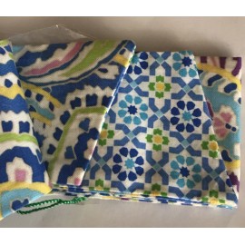 Vera Bradley New Capri Blue Sash Belt Hair Ribbon