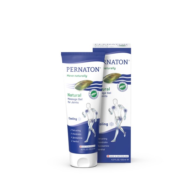 Pernaton Natural Cooling Gel for Joint Massage, Green Lipped Mussel
