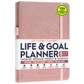Life and Goal Planner - Undated Daily, Weekly & Monthly Planner for Passion, Organizer, Increase Productivity, Purpose, Success & Happiness, Journal, Agenda, To Do List, Business Planner, Notes,