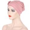 Womens Stretchy Cotton Chemo Cap Hats Headwear (AU, Alpha, One