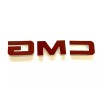 GMC Front & Rear Emblem Flat White Black For 2019-24