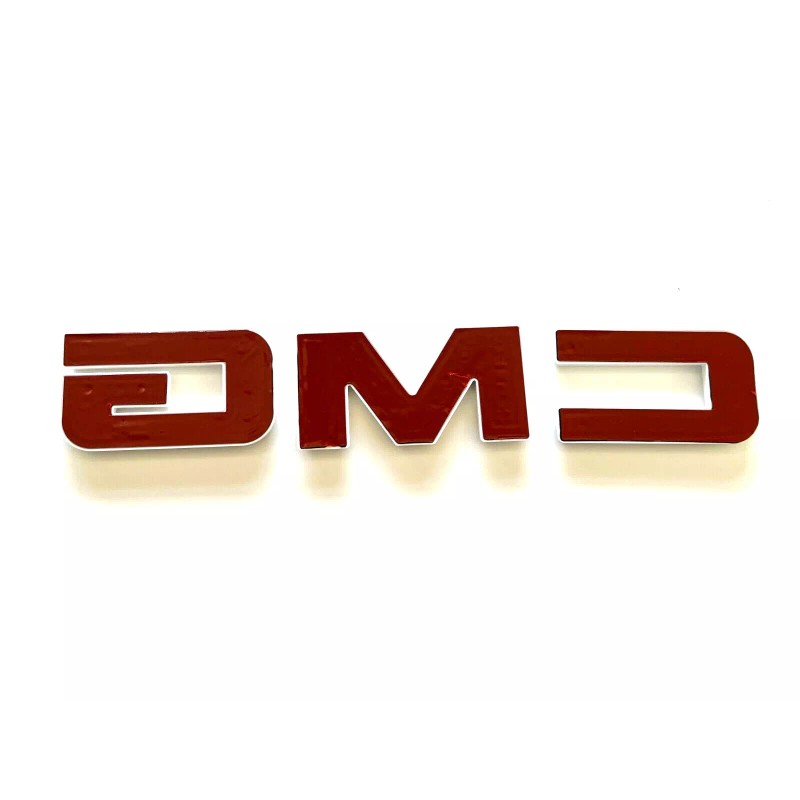 GMC Front & Rear Emblem Flat White Black For 2019-24