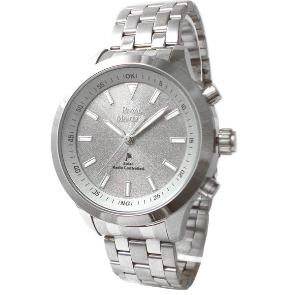 Royal Montres RM-0007 SV-WH Silver Wristwatch, Dial Color - Silver,