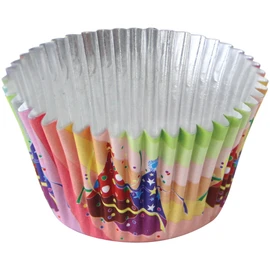 PME BC760 Party Hats Foil Lined Baking Cases for Cupcakes, Standard Size with Deeper Fill, Pack of 30