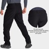 Toomett Mens Winter Hiking Snow Pants Waterproof Insulated Fleece Lined