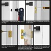 Tonitrui Silent Door Ball Catch, Adjustable Strong Magnet Door Catch,Using