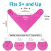 Adult Absorbent Drool Bandana Bibs, Large Soft Bibs Set for