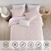 HORIMOTE HOME HORIMOTE HOME Pink Ruffled Quilt Twin Size, Stone-Washed