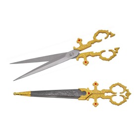 Ace Martial Arts Supply Medieval Renaissance Scissors Bodice Dagger Dirk Knife (Gold)