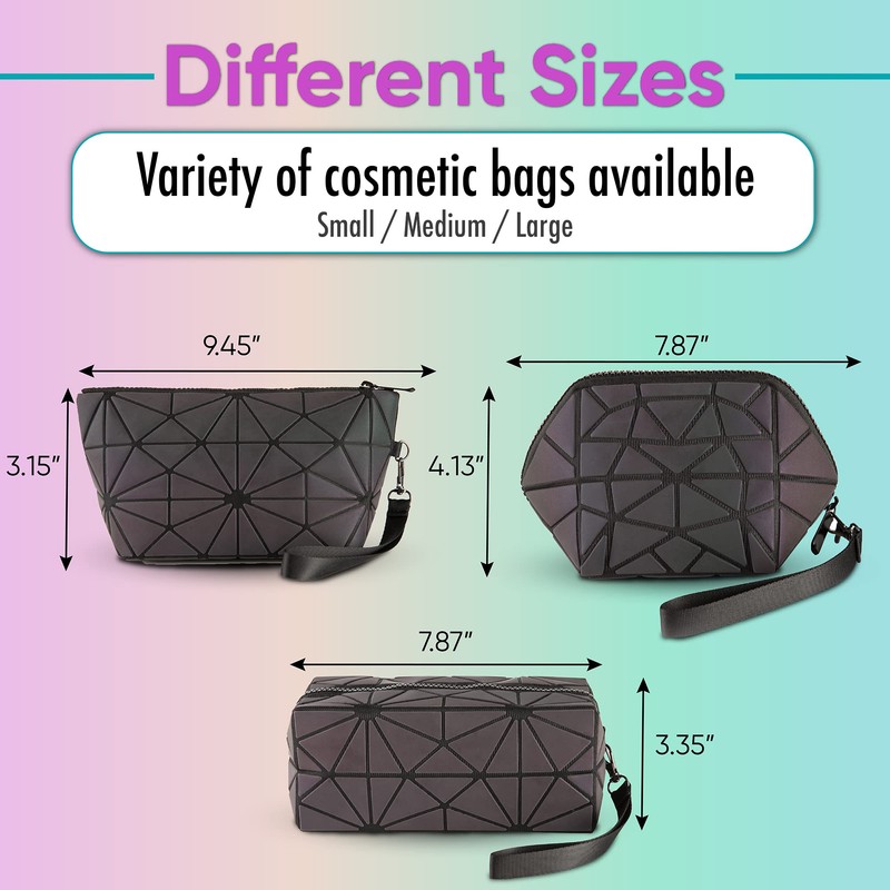 Pryzm Laser Makeup Bags Worlds First Light Reflective Material -