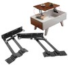 Oreilet Heavy Duty Lift Up Hydraulic Hinge, Adjustable Table Top