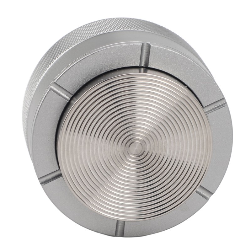 Coffee Distributor Tamper Constant Pressure 304 Stainless Steel Wood Handle