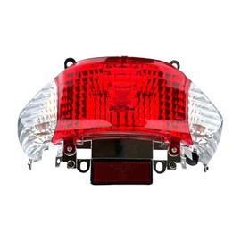 RedCap 12V 5W Tail Light Turn Signal Lamp Assembly for YY50QT-21 ATM50 Wolf RX-50 Baccio Peace 805 GY6 49cc 50cc Sunny Jonway Roketa BAJA IceBear Shenke Chuanl TaoTao Cougar Solana Scooter Moped