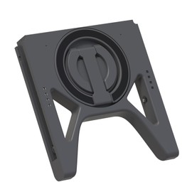 TEGRUP Charger Grip for Joy-Con with Magnetic Phone Mount Horizontal and vertical dual-use Hinge upgraded Version (BLACK)