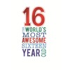 Second Nature Boys Awesome 16th Birthday Greeting Card Childrens Milestone
