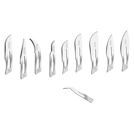 Swann-Morton Carbon Steel Blade, N. 20, Sterile (Pack of 100)