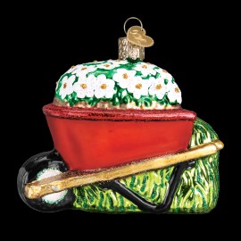 OWC Old World Christmas Ornament ...Wheelbarrow...36236