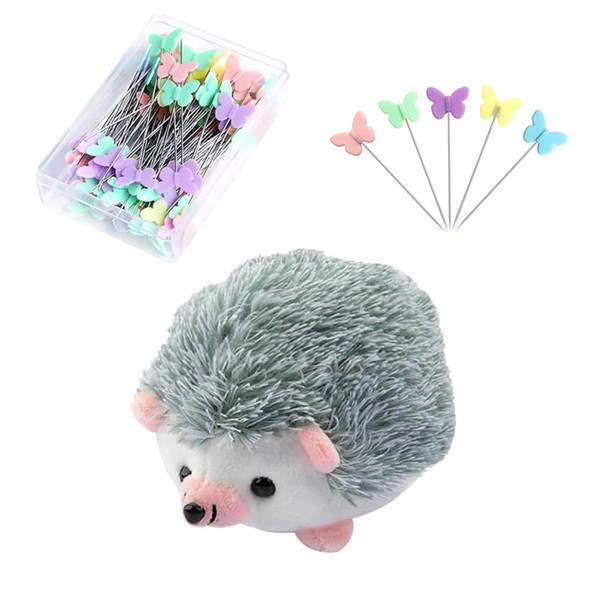 CICILIAYA Pin Cushion Hedgehog Shape Pin Holder, Adorable Pin Cushion Kit, Hedgehog Pin Cushion, Cute Needle Fabric Needle Holder, Needle Cushion, Sewing Accessories, Pens, Quilting Holder, Sewing,