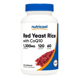 Nutricost Red Yeast Rice With Coq10 Sin Sabor