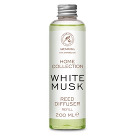 Reed Diffuser Refill White Musk 6.8 Fl Oz - Room Fragrance - Home Fragrance - Air Freshener - Scented Diffuser - Gift - Aromatherapy - Spa - Home - Office - Club - Restaurant - Boutique