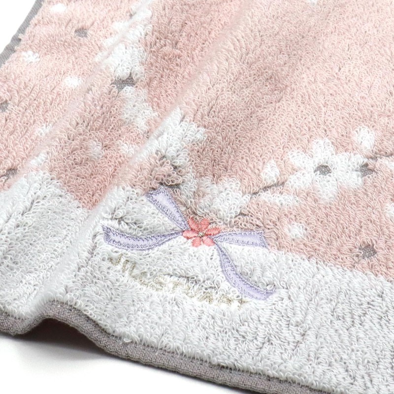 JILLSTUART Cuore Towel Handkerchief, 1 Pack, Pink **
