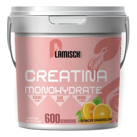 Creatina Monohidratada Flamish 3kg 600 Servicios Sabores