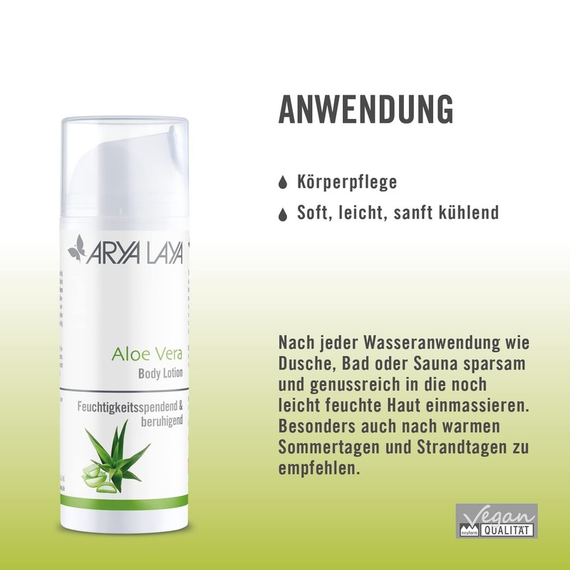 ARYA LAYA Body Lotion Aloe Vera | For a Silky