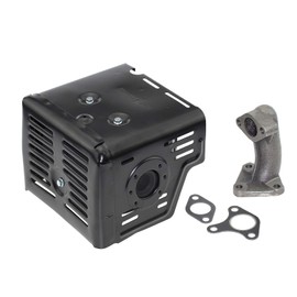 Parts Camp Replacement Honda GX340 GX390 Muffler for 11HP 13HP Engine Motor with Exhaust Pipe