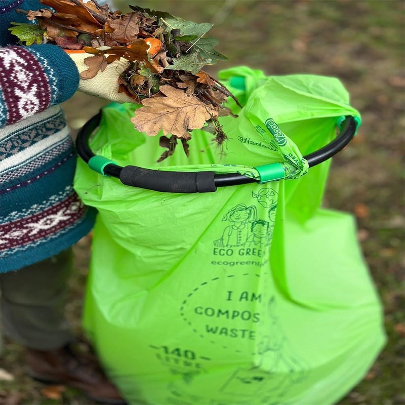 Eco Green Living Compostable 140L Wheelie Bin Bags (4 rolls