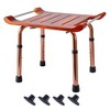 Teak Shower Bench Stool Chair Seat for Inside Shower Bath
