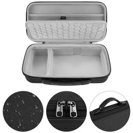 GEEKRIA Audio Interface Carrying Case, Hard Shell Travel Bag Compatible with Motu M2 / M4, M-Audio M-Track Duo/M-Track Duo HD (Dark Gray)