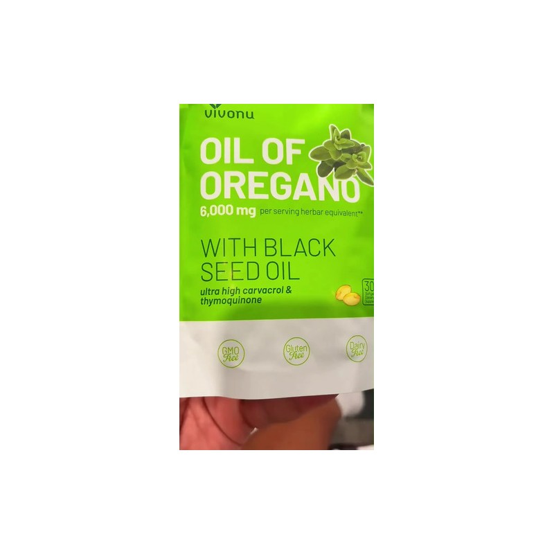 Aceite De Orégano 6000mg 300 Cápsulas