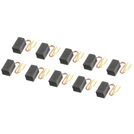 PATIKIL Carbon Brushes 13x8x6mm for Electric Motors Power Tool Angle Grinder Table Saw Spare Part Repair, 10 Pack