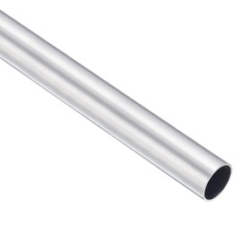 TA-VIGOR 1Pc 6063 Aluminum Round Tube, 20mm OD 17mm ID 100mm Length Metal Seamless Straight Tubing Aluminum Pipe for Home Furnishing, Machinery, DIY Handicraft