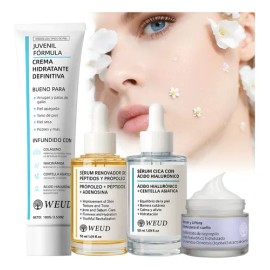 Kit Rutina Facial Hydro Boost Hidratante,serum Crema Cuello