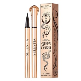 Liquid Eyeliner Pen Queen Cobra - Long-Lasting & Waterproof Eyeliner Pencil - Black Eyeliner Liquid Liner for All Day Wear - 0.016 Fl Oz Makeup