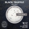 Italian Black Truffle Sea Salt 4 oz. Glass Shaker by