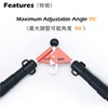 TRIWONDER Two-way Parts, Adjustable Angle, Includes Belt for Fixing Poles,