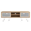 Modway Nomad Modern Wood Grain Laminate TV Stand for TVs
