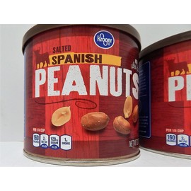 Kroger Salted Spanish Peanuts With Sea Salt (2 Cans)