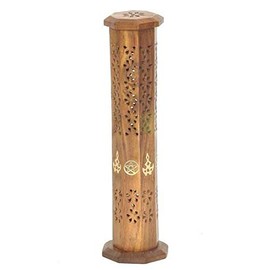 Incense Burner Tower Octagon.Star 12" H