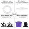 GAGALIFE Sink Soap Dispenser Extension Tube Kit, 47" Food-Grade Silicon