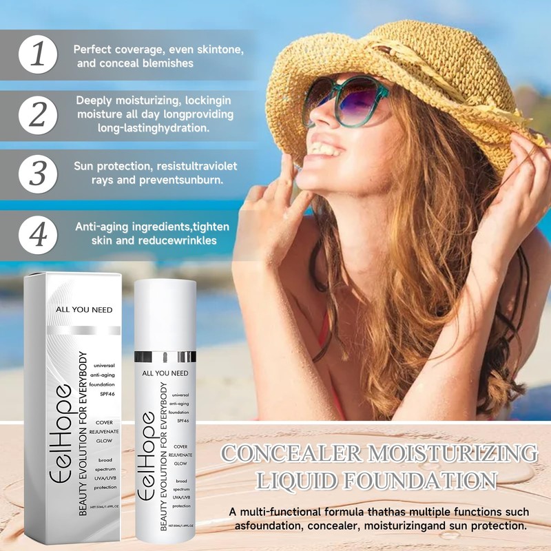Age Defying Foundation with Age Defying Serum, Age Defying Makeup,