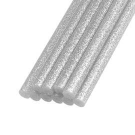 Rebower Hot Glue Sticks Mini Glue Hot Melt Glue Gun Sticks for Arts Crafts DIY Card Making - 7mm x 100mm Silver Gray 10pcs