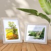 Lyeasw 5x7 Picture Frame Beige Set of 15, Display Pictures