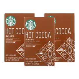 Starbucks Classic Hot Cocoa (Classic, 8 Count (Pack of 3), 24.0 Ounce, 300.0 milliliters
