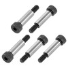 sourcing map Alloy Steel Hexagon Socket Head Shoulder Screws Bolt,
